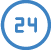 24h service